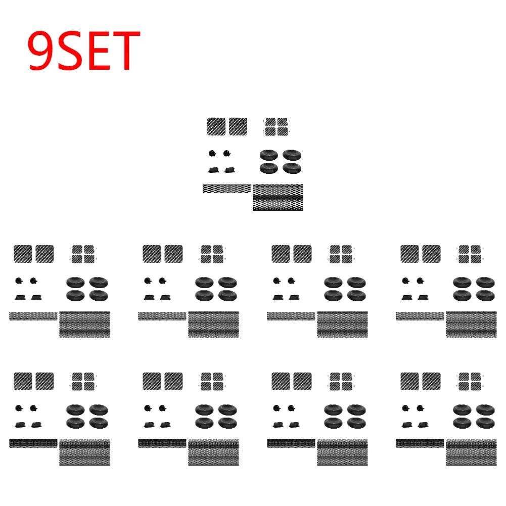 1-10 seturi Kit de protecție pentru consola Steam Deck Dopuri de praf Autocolant touchpad Autocolante butoane Capace siliconice stick-uri deget mare Plasă rezistentă la praf