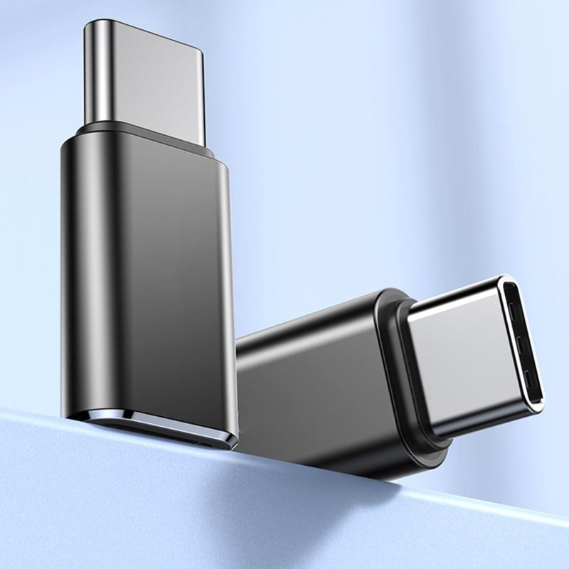 5Pcs USB C Adapter Aluminum For Phone 15/16 Plus Pad and Switches for Charging and Data Transfer