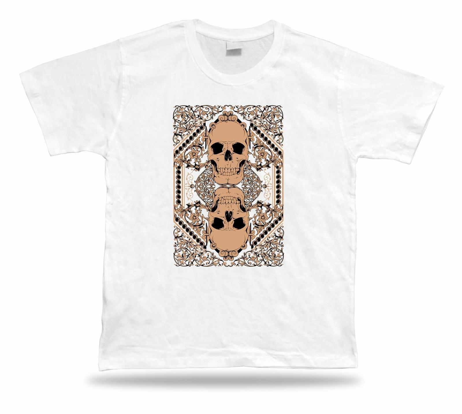Tshirt Tee Shirt Birthday Gift Idea Joker Card Skull Mirror Deck Death Tarot S разноцветный
