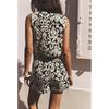 V Neck Sleeveless Printed Vest 2997569 Printed Fashion Short Elegant High Waist Culottes 2854569