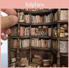 Modernes minimalistisches Harz-Bücherregal mit dekorativem Regal für die Heim- und Bürodekoration