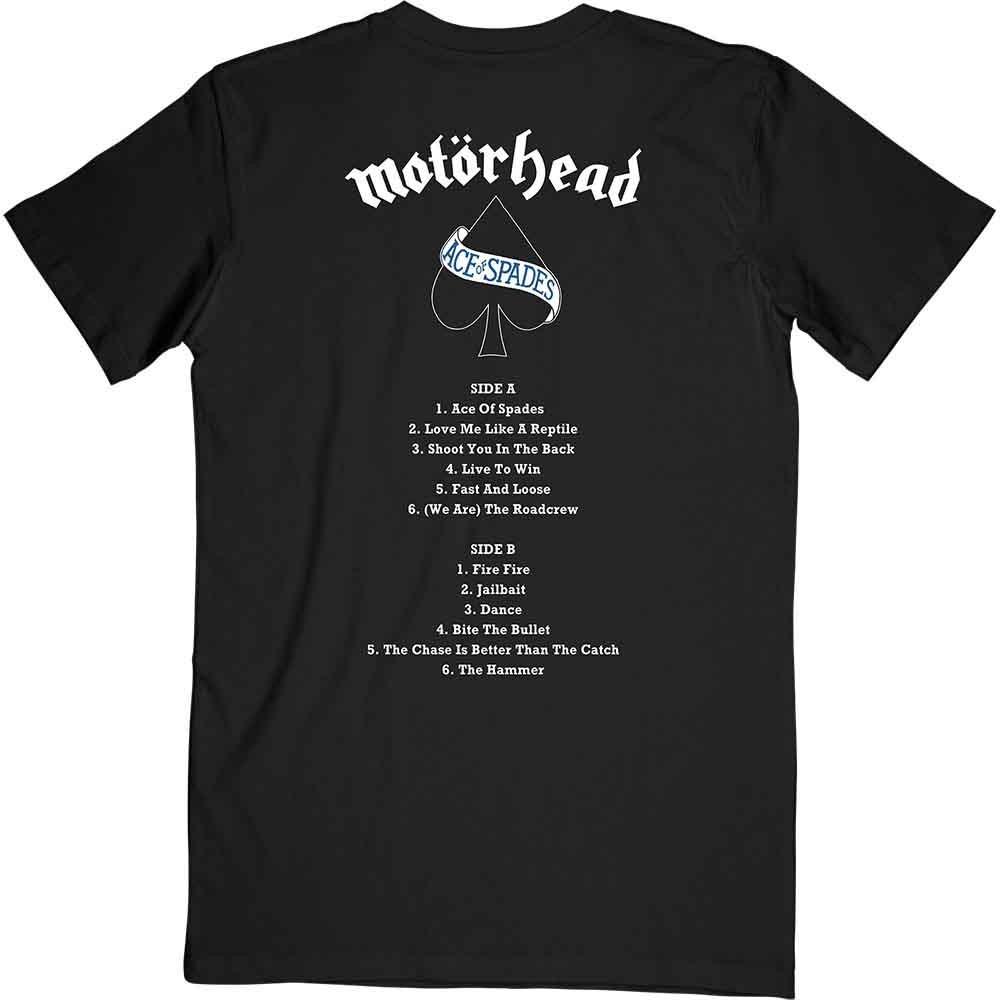 Motorhead T Shirt Flat War Pig Aces Band logo new Official Mens Black Unisex T-Shirt S