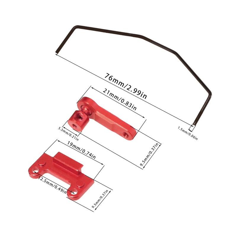 Wltoys 144001 144010 124016 124018 124007 124017 124019 RC remote control car Metal upgrade accessories Anti-roll bar set