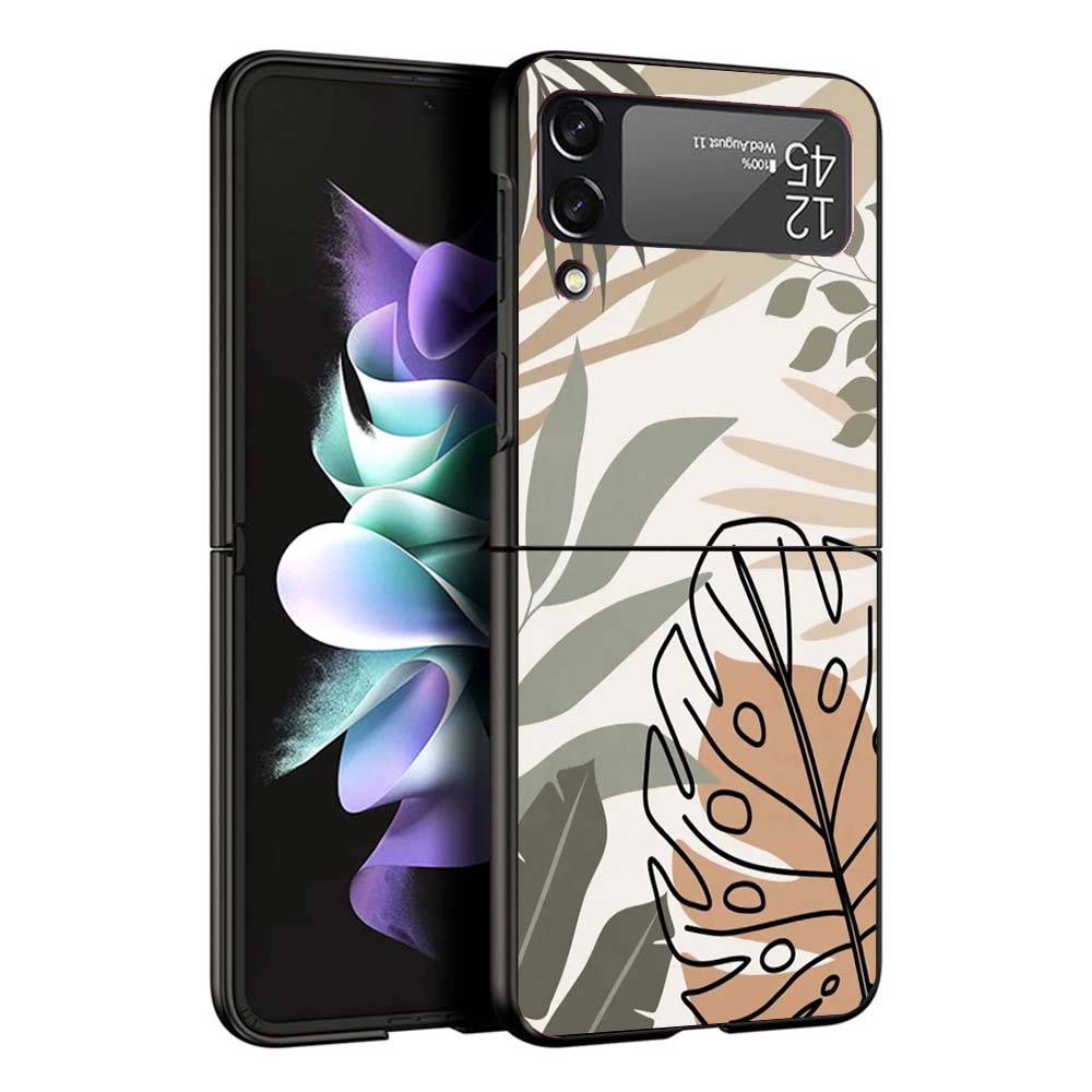 Abstract Women Face Line Phone Case For Samsung Galaxy Z Flip7 Flip6 5G Flip5 Flip4 Flip3 ZFlip 7 6 3 4 5 Shockproof Back Cover