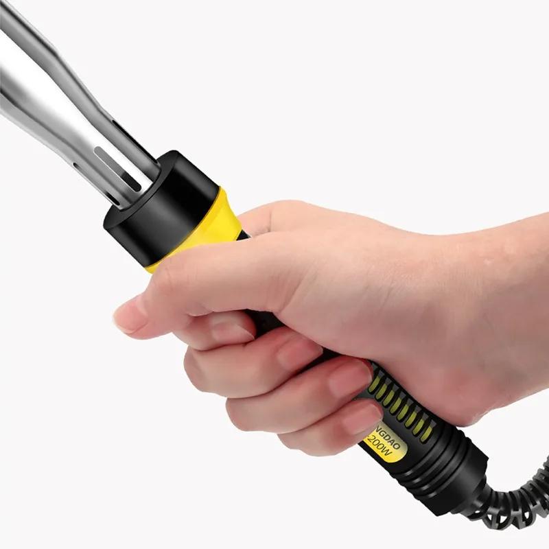 Elektrischer Lötkolben mit konstanter Temperatur Schweißen Löten Rework Station Hitzestiftspitzen Reparaturwerkzeuge 80W 100W 150W 200W