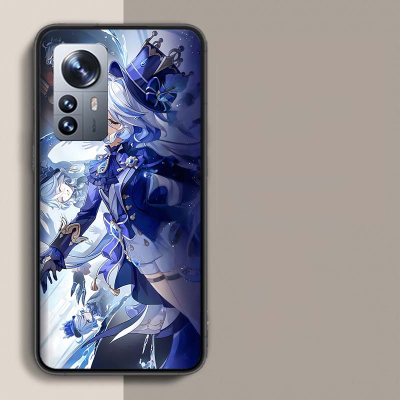 Cute Furina Genshin Impact Phone Case For Redmi Note 15 Pro 5G 14 13 12 Pro Plus 11 11T 11E 11S 10 Pro 10S 9 9S Cover Cell Clear
