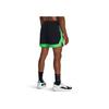 Under Armour Baseline Color Block Logo Print Elastic Waist 5 Inch Basketball Shorts Men Shorts Black 1380302-002