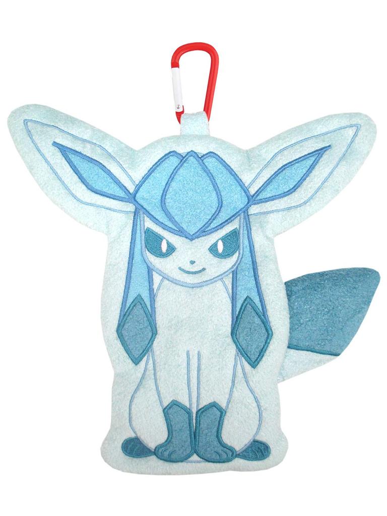 Sanei Boeki Pokemon Petafuwa Pouch Glaceon W22 x D3.5 x H22cm Plush Toy PZ40