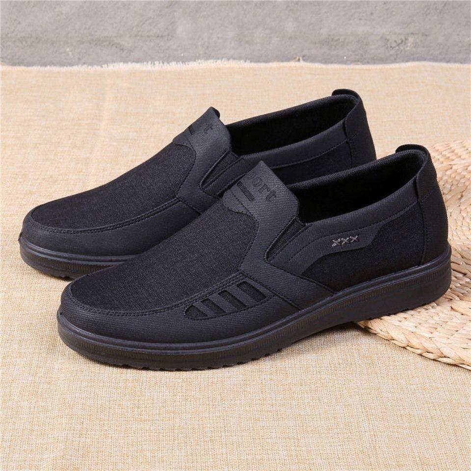 Spring and Autumn Old North Cloth Shoes Men's Mesh Shoes Breathable Mesh Shoes Deodorant Dad Shoes Soft Sole Non-slip Casual Large Size Men's Shoes