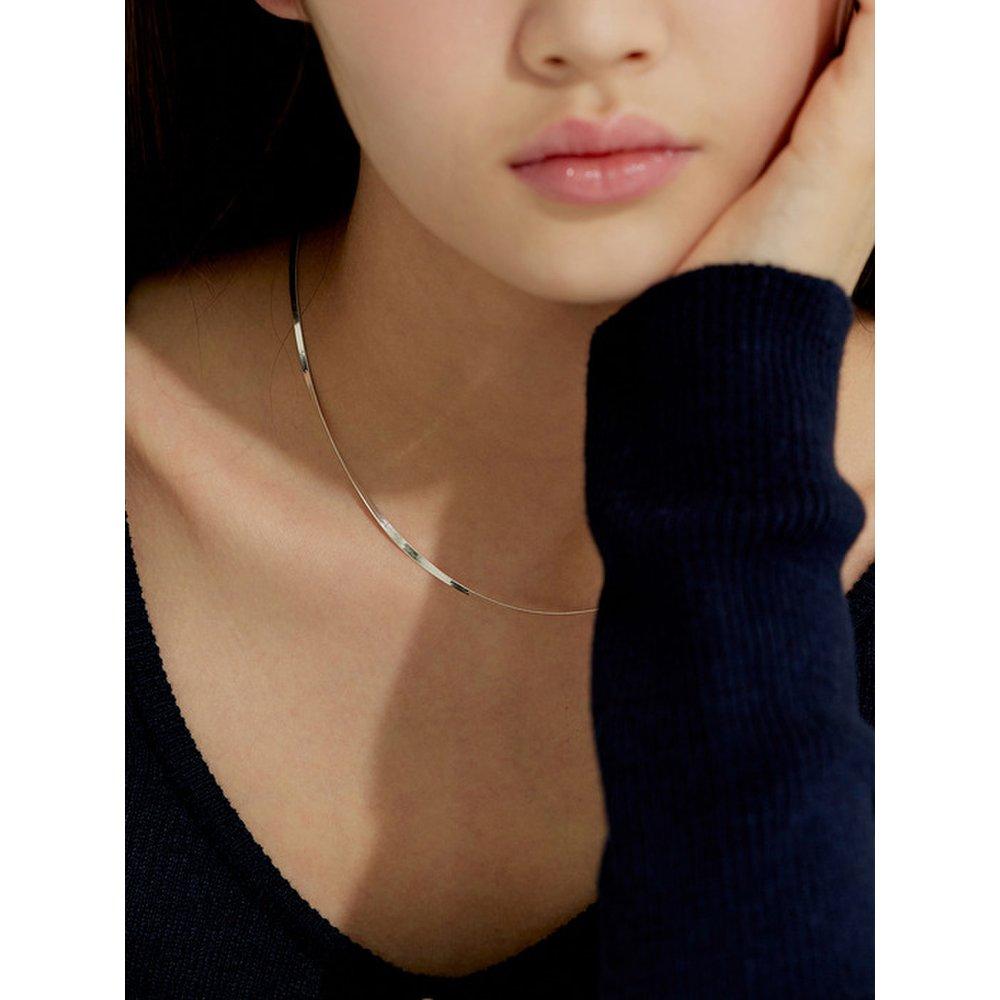 [925Silver]Chic Snake Chain Necklace