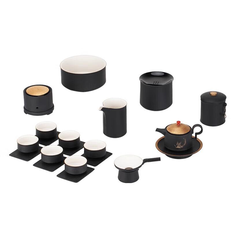 Edenus Ceramic Kung Fu Tea Set with Gift Box