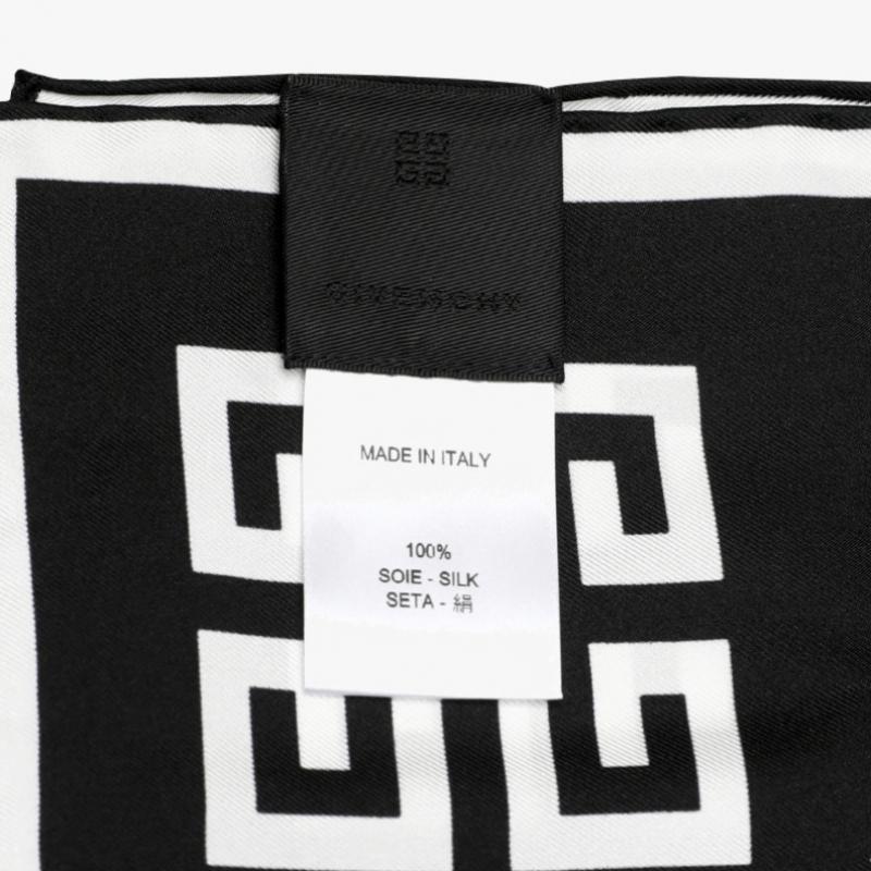 Givenchy 4g Square Silk Scarf Bg00a2g002 004