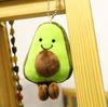 Charming Avocado Plush Keychain Cute And Soft Crystal Velvet Stuffed Toy