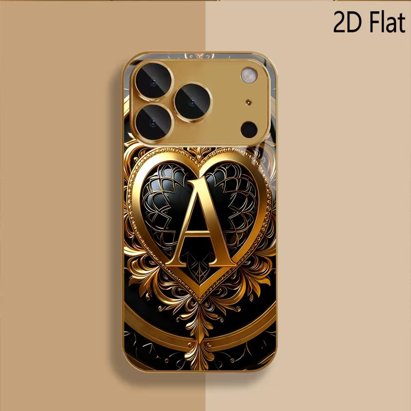crown A Patterned tempered glass design for iPhone16 17 ProMax 1514 1312 11ProMax Phone Case Camera Cover Shockproof Hard Back