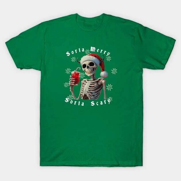 Sorta Merry, Sorta Scary Made in Australia T-Shirt L