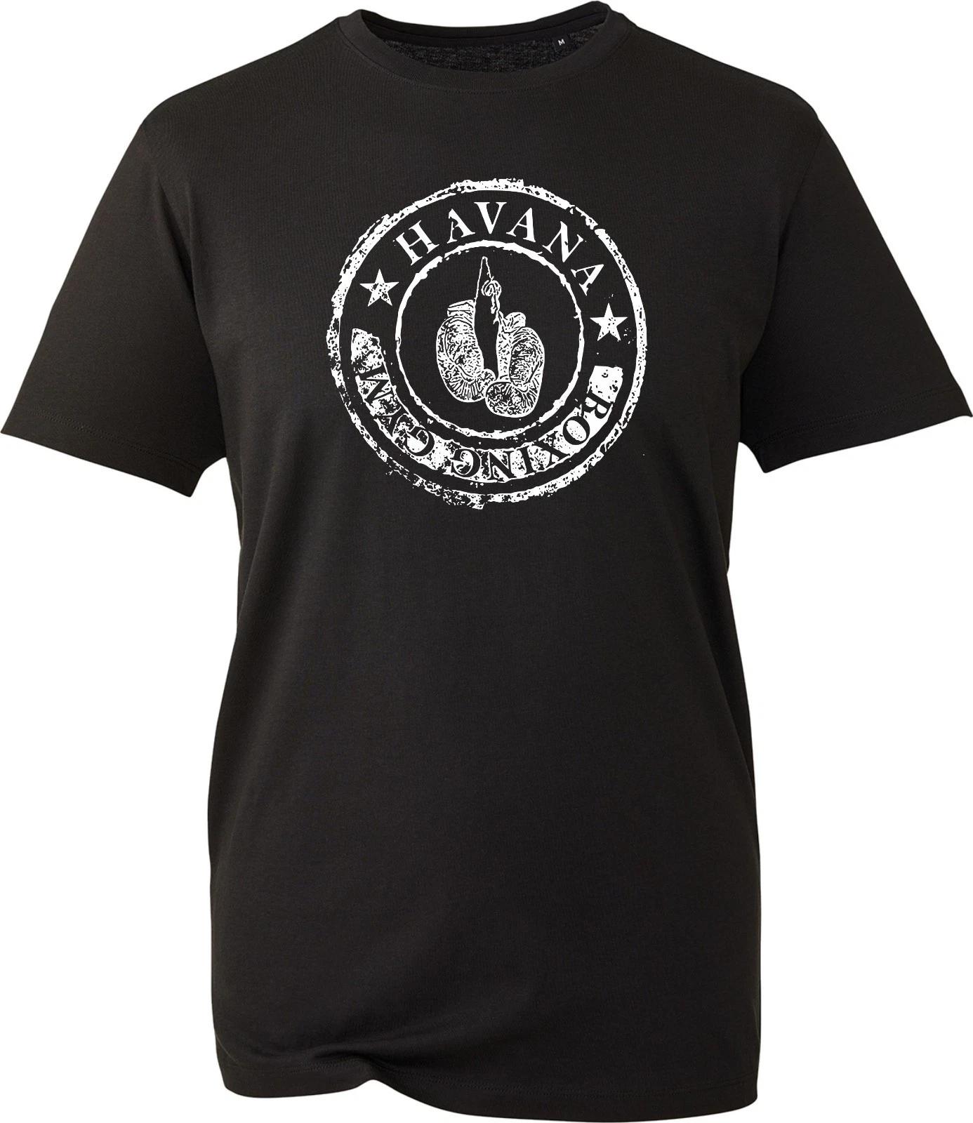 Havana Boxing Gym Men s Fashion Shirt Vintage Boxer Gloves Unisex Men s T-Shirt S