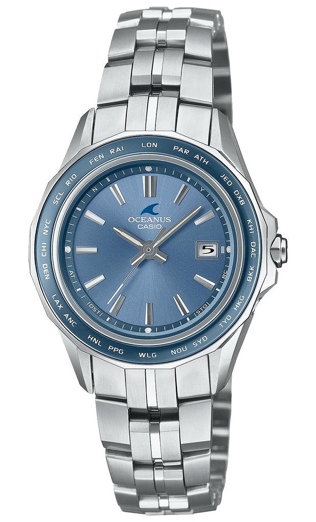 Casio Oceanus Manta Solar Watch with Sapphire Light Blue Radio-Controlled Crystal, OCW-S40-2AJF, Women's,