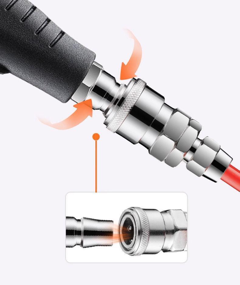 Heavy-Duty, Drop-Resistant High-Pressure Nylon Blow Gun for Auto Repair and Factory Cleaning