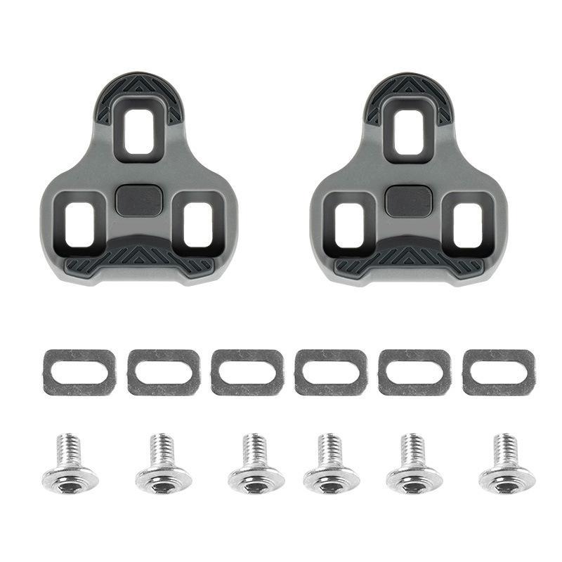 Self Lock Bike Cleats 1 Pair with Storage Box 0/45/9 Degree Fit for CC LOOK Road Bike Pedal Clips