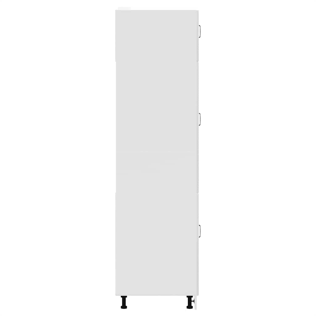 Vidaxl Kitchen Cabinet, Kalmar, White, Wood-based Material