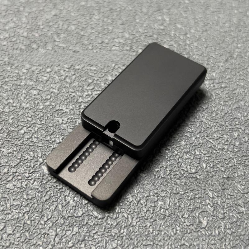 Stainless Steel Magnetic Push Card Paragraph Pushing Plate Mechanical Slider Edc Metal Stress Relief Toy Fidget Antistresse