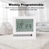 Gas Boiler Heating Thermostat 3A Weekly Programmable Room Temperature Controller Battery Powered Gas Boiler Warm Floor Controller