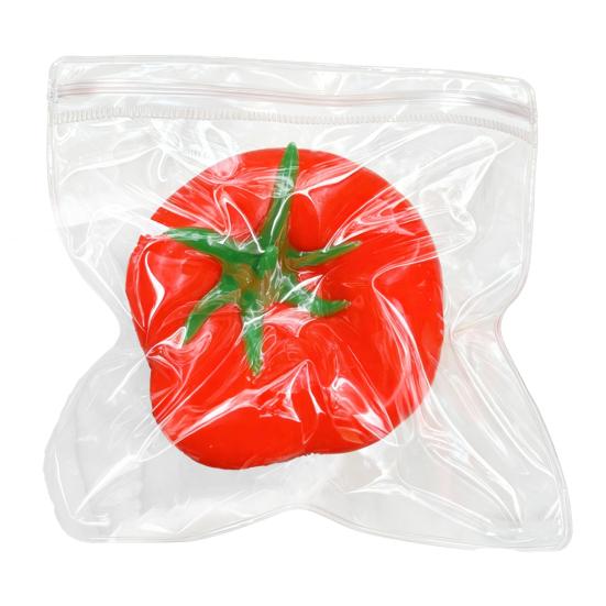 

Shapeable Tomato Squeeze Toy Slow Rebound Anxiety Relief Lemon Sensory Toy Soft Stretchy Simulated Fruit Vegetable Fidget Toy красный