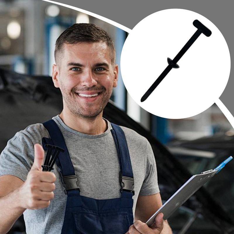 Nylon Cable Tie Buckle Auto Fastener Screw Replacement Clip Universal Car Trunk Engine Guard Panel Wire Management Secure