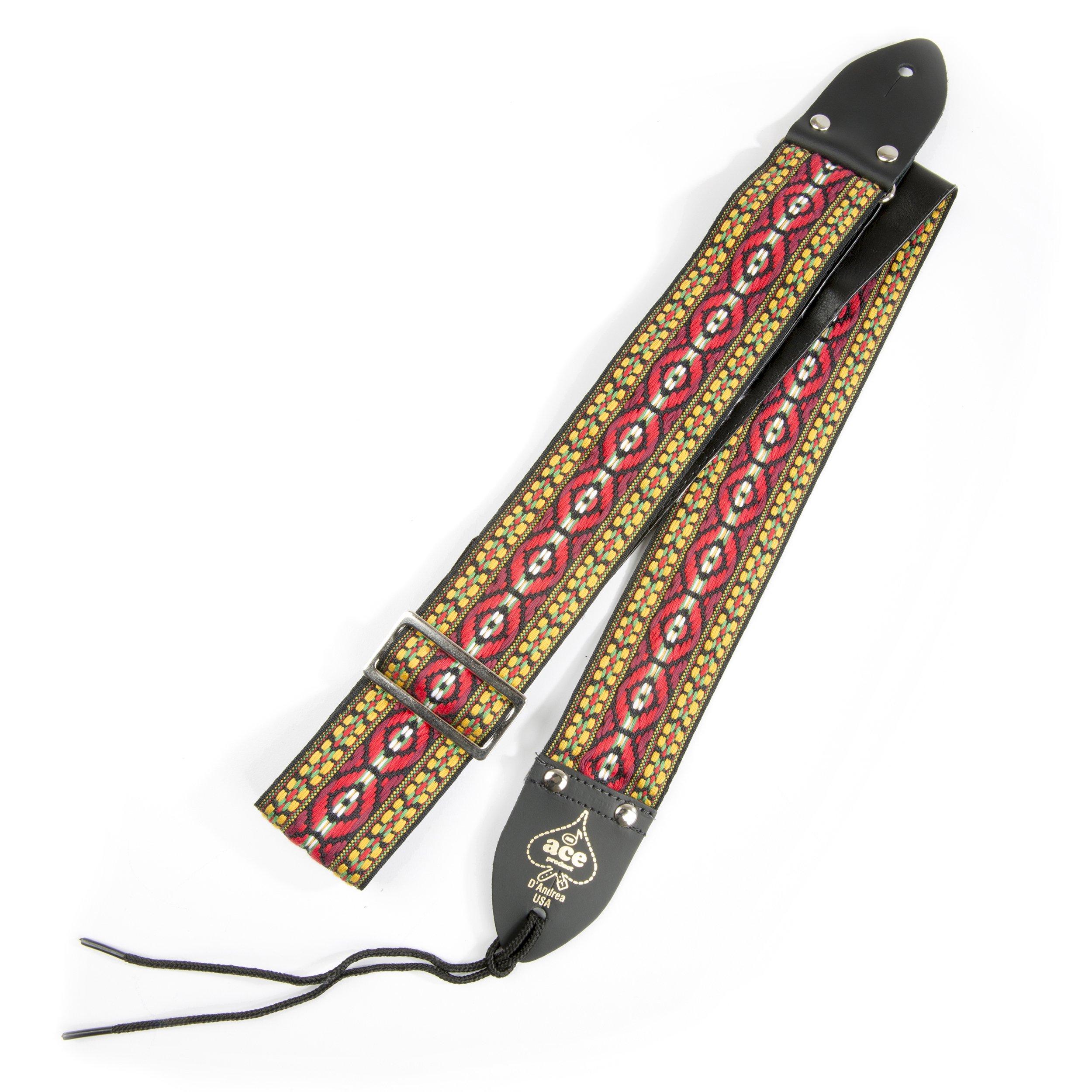 

Ремень для гитары ACE Bohemian Red ACE-4