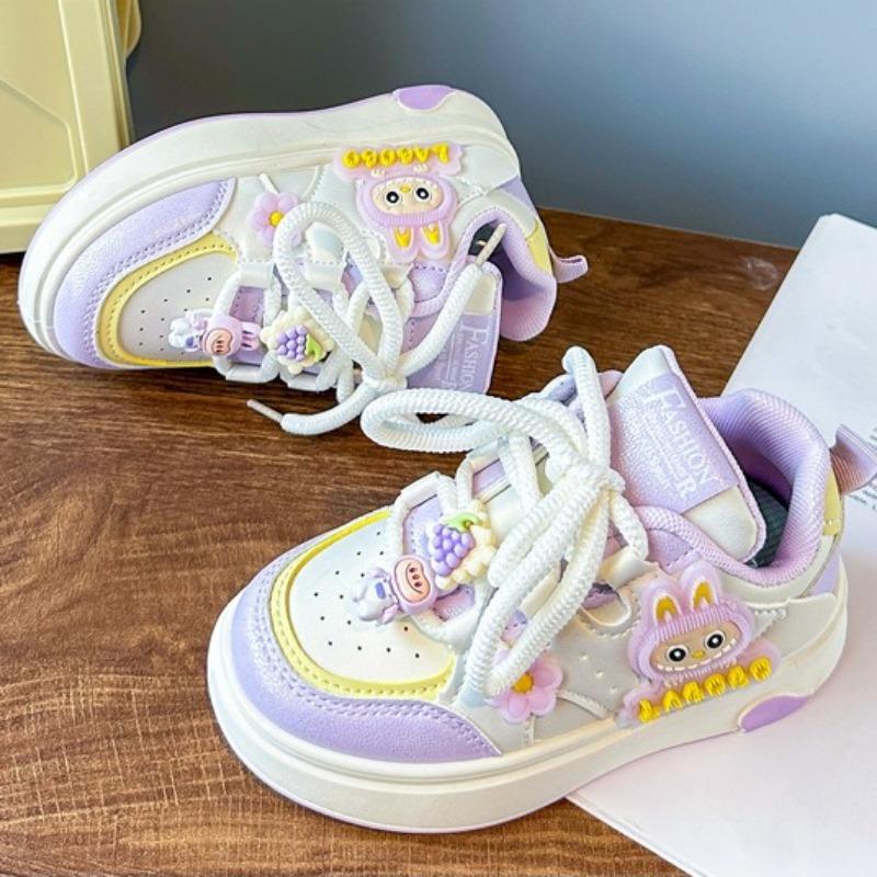 Children's Ultra-light Soft-soled Shoes Student Version Sports Shoes All-match White Shoes