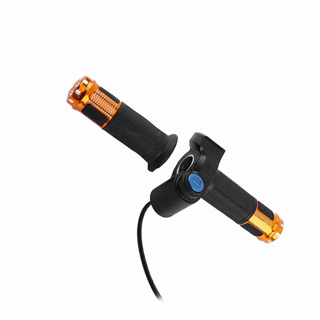 5 Wires Throttle Grips With LED Display And Key Lock For Electric Bike(golden)