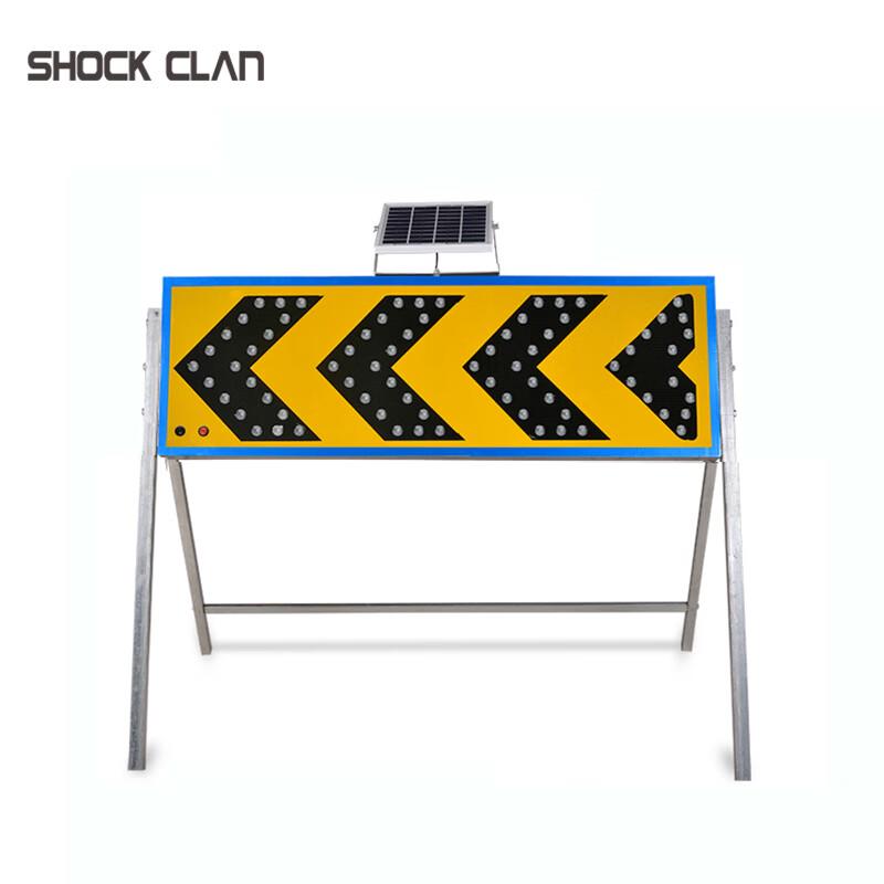 Solar LED Traffic Directional Warning Sign