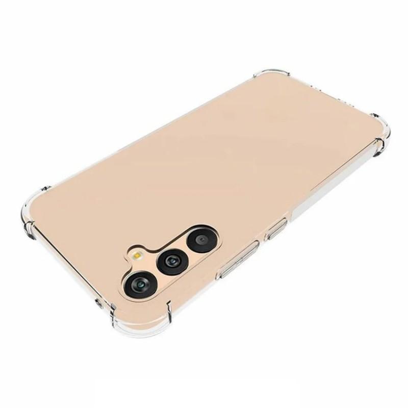 For Samsung Galaxy A34 5G Clear TPU Case WANLONFENG TM Series 2.0mm Phone Back Cover