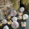 Christmas Transparent Home Decoration Mesh Design Exquisite Christmas Ornaments Venue Decoration Prop 6/12PCS/Set