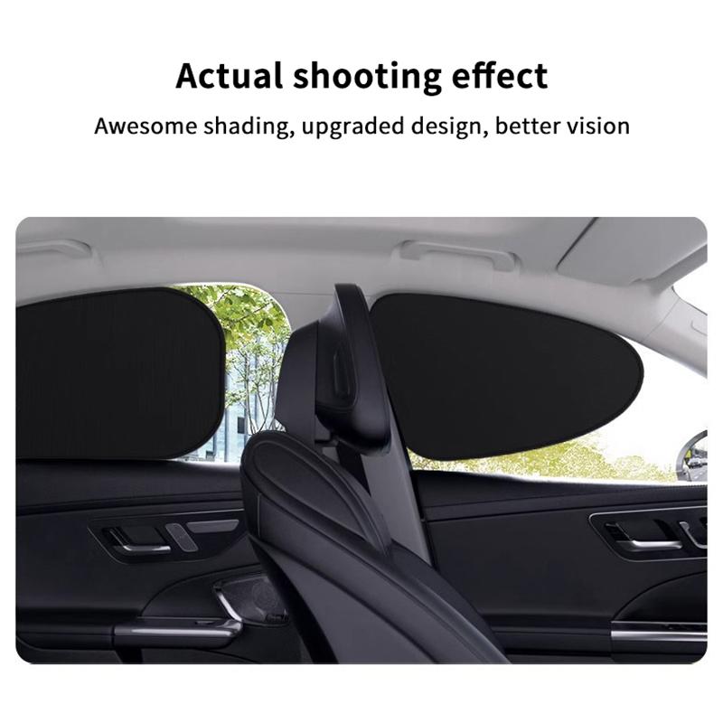 Seametal Car Side Window Sunshade Protection Foldable Auto Sun Shade Cover Front Rear Side Window Shield Car Sun Uv Blocking