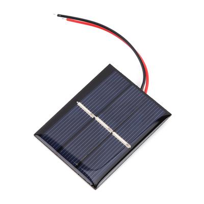 0.4W 1.5V DIY Module Solar Cells Outdoor Polysilicon Solar Epoxy Panel Mini Solar System Camping Hiking Solar with Wire