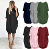 Elegant Women Stretch Loose Baggy Jumper Tops With Pockets For Perfect Party Look