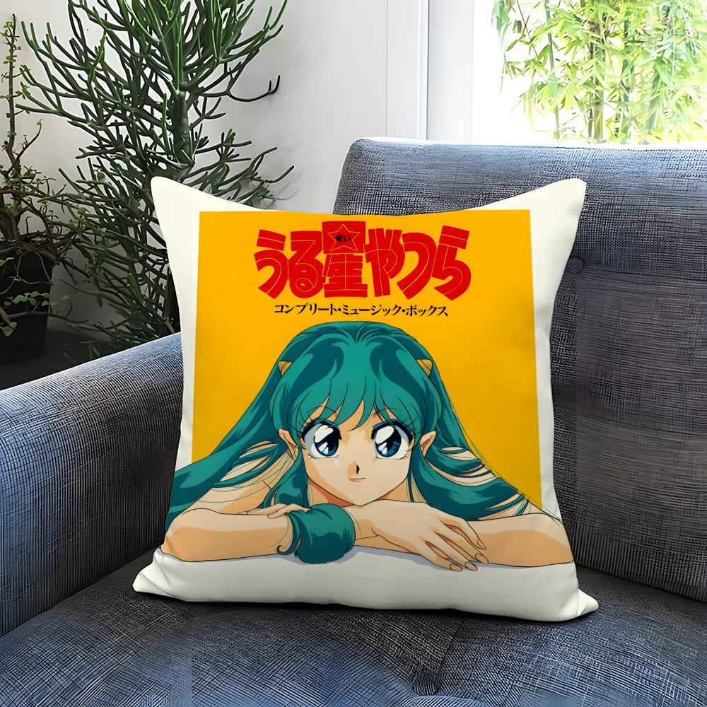 Funda de Cojín Urusei Yatsura Cómoda Reversible Ideal para Coche Sofá Dormitorio y Más