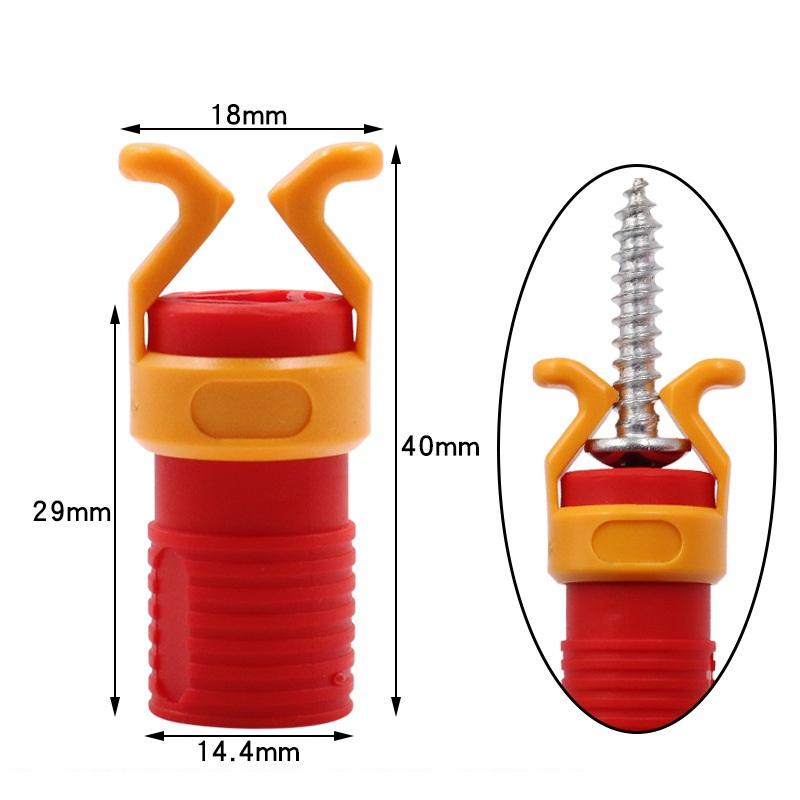 1/5Pcs Screw Holder Tool - Plastic Screw Positioning Guide For Woodworking Drilling With Non-Slip Grip & Depth Control - Carpent