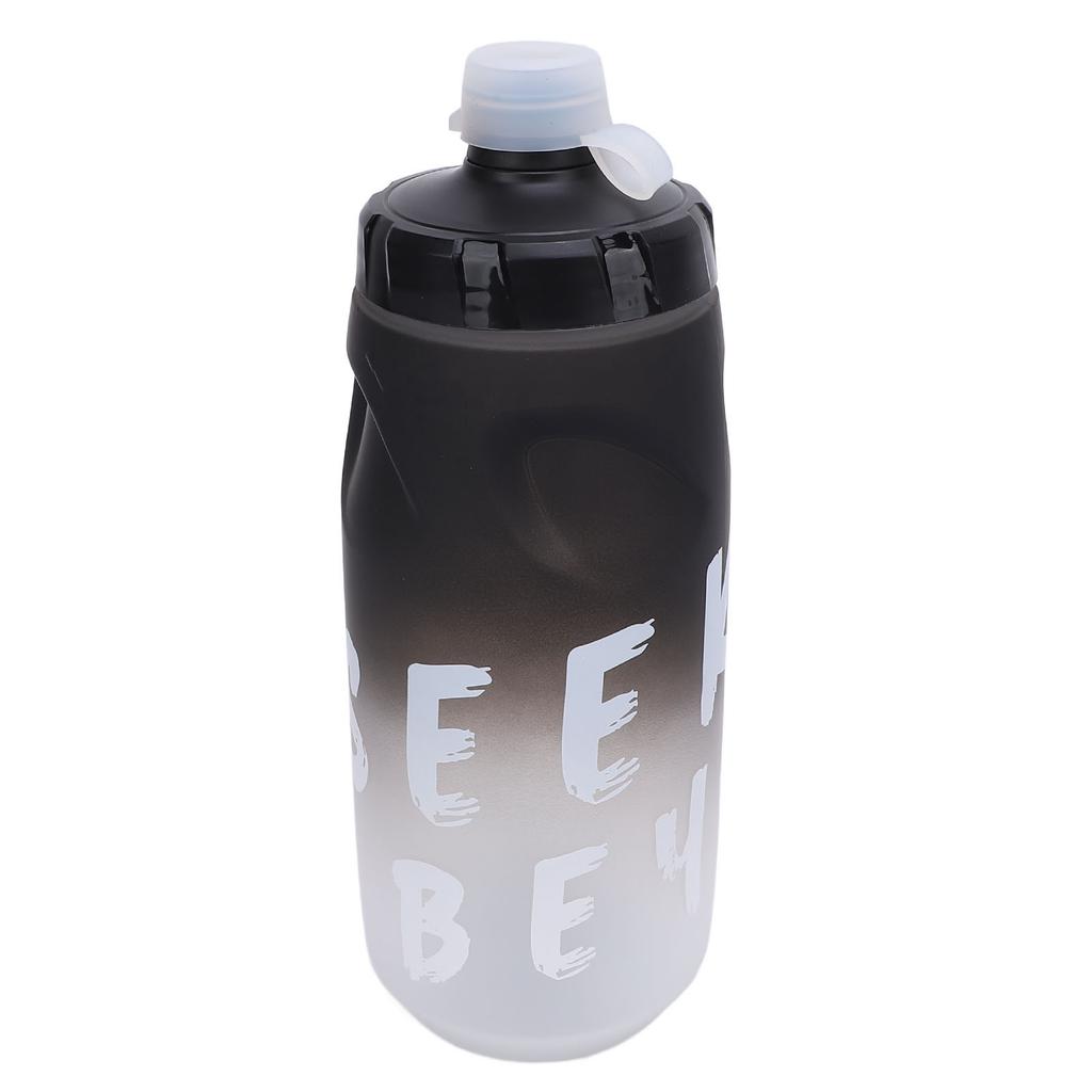 Cycling Water Bottle 650ml PP5 TPE Leak Proof Squeeze Water Bottle with Silicone Dust Cover for