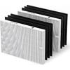 AP-1512HH Air Purifier Replacement Filter Set for Coway Airmega AP-1512HH and and Airmega 200M air Purifier, 2 HEPA and 6 Carbon Filters, Compared to