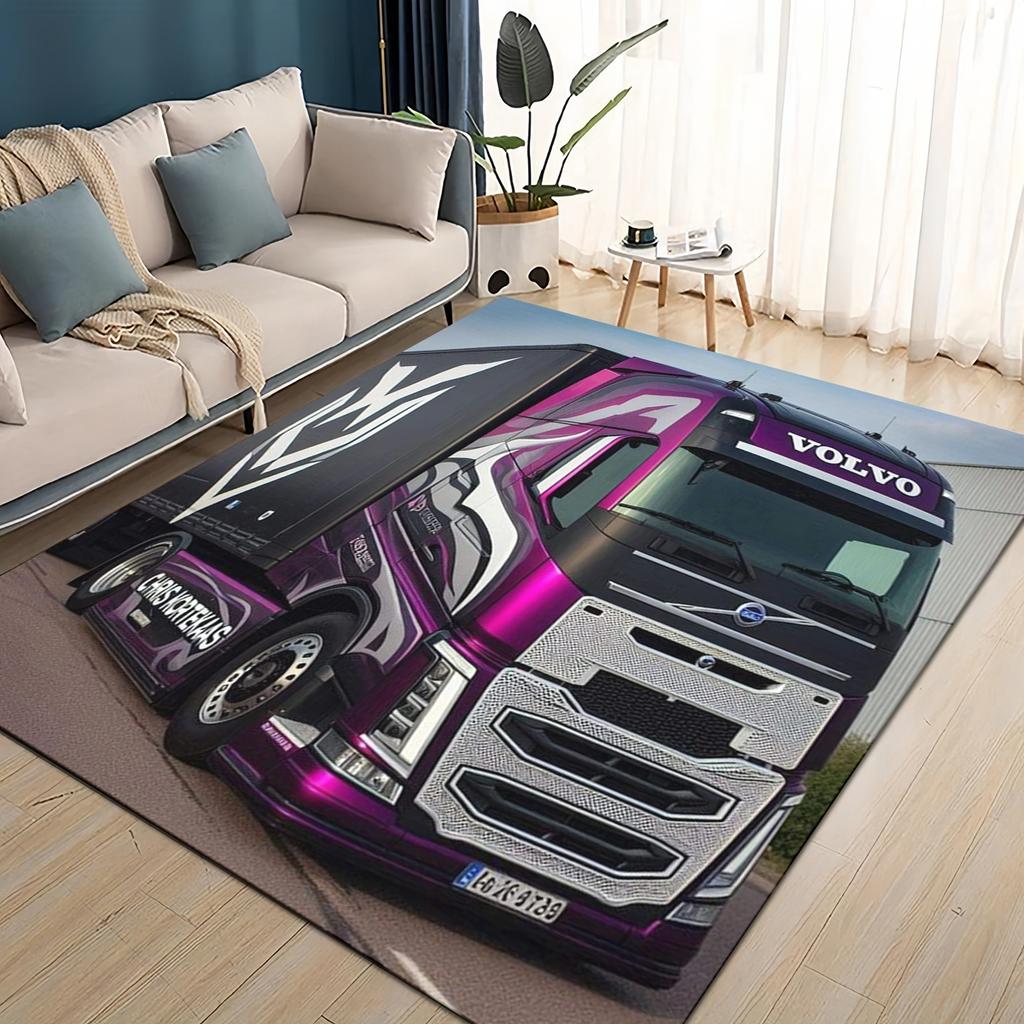 27 Style New Volvo Cargo Trucks Lorry Car Motorcycle Rug Carpet for Living Room Bedroom Home Decor,kid Non-slip for Sofa Doormat