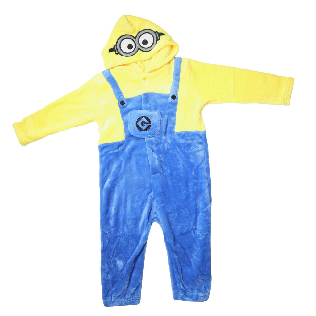 Minions Hooded Fluffy Fleece Kigurumi 100