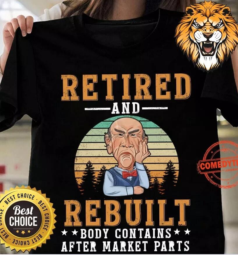 Retro Retired And Rebuilt T-T-Shirt 3XL
