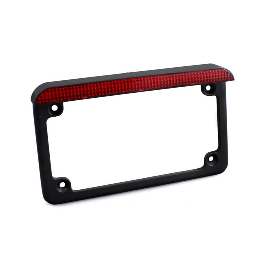 Universal Motorcycle Frame Side Mount LED Tail Light Brake Running License Plate