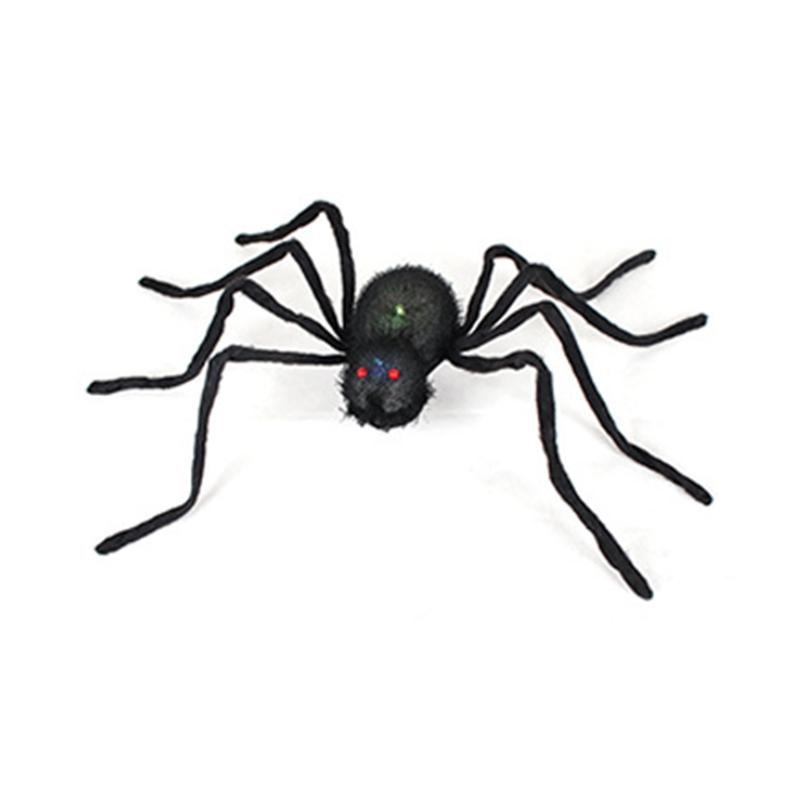 Plush Spider April Fools Props Prank Toy with Huge Size Simulation Spider Novelty Toy for Entertainment Party Decoration