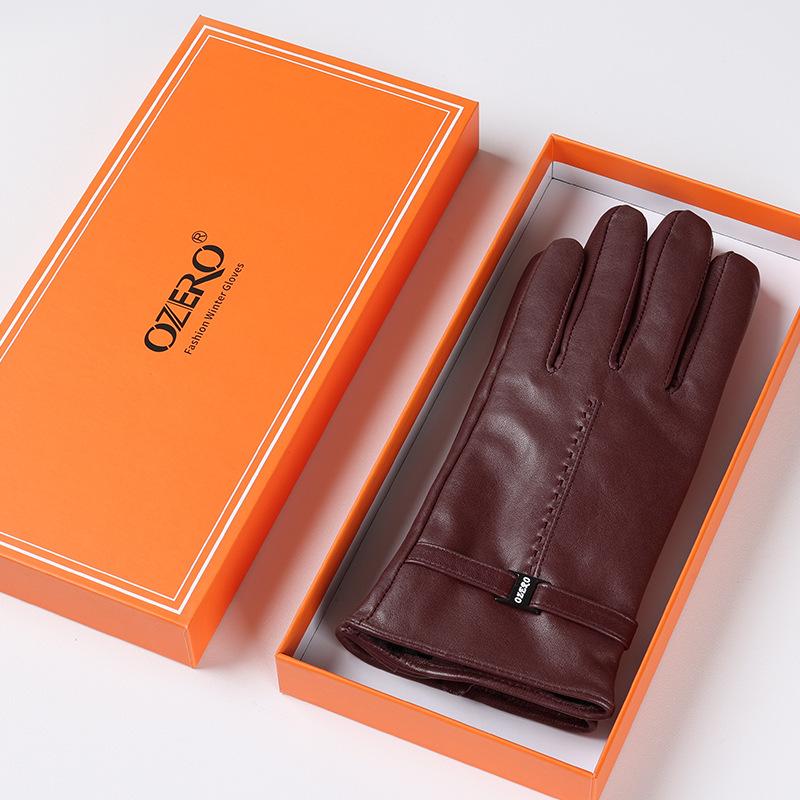 Winter Warm Gloves New Zealand Sheepskin Gloves Women's High End Driving and Riding Fashion Gloves Gift Box