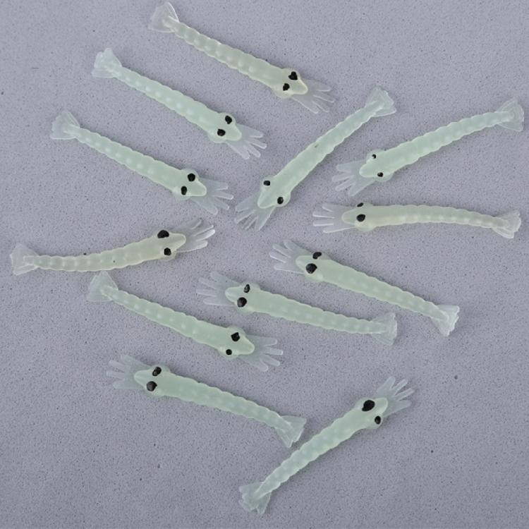Glows Shrimp Lures Soft Luminously Swimbait Floating Shrimp Lures Simulation Shrimp Baits Topwater Floating Lures