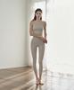 Debiweeo Women'S Yoga Wear Devi-B0059-Beige Pilates Zero Fat Light Leggings