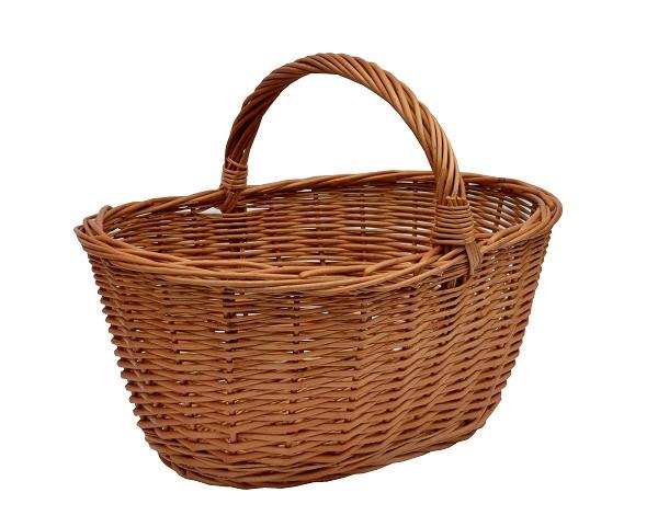 Wicker Shopping Basket/Mushrooms, Seed Basket 45